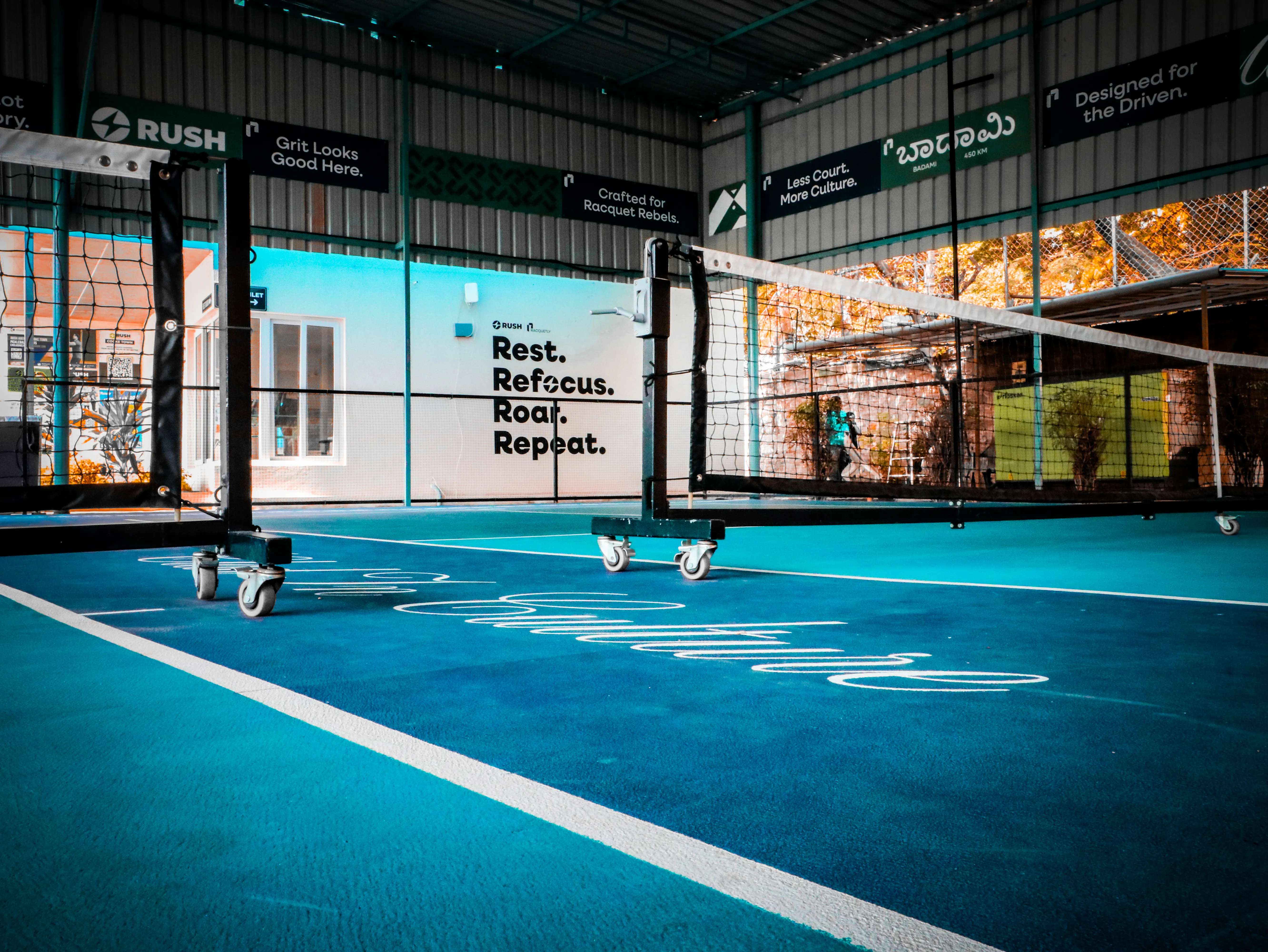 Pickleball court