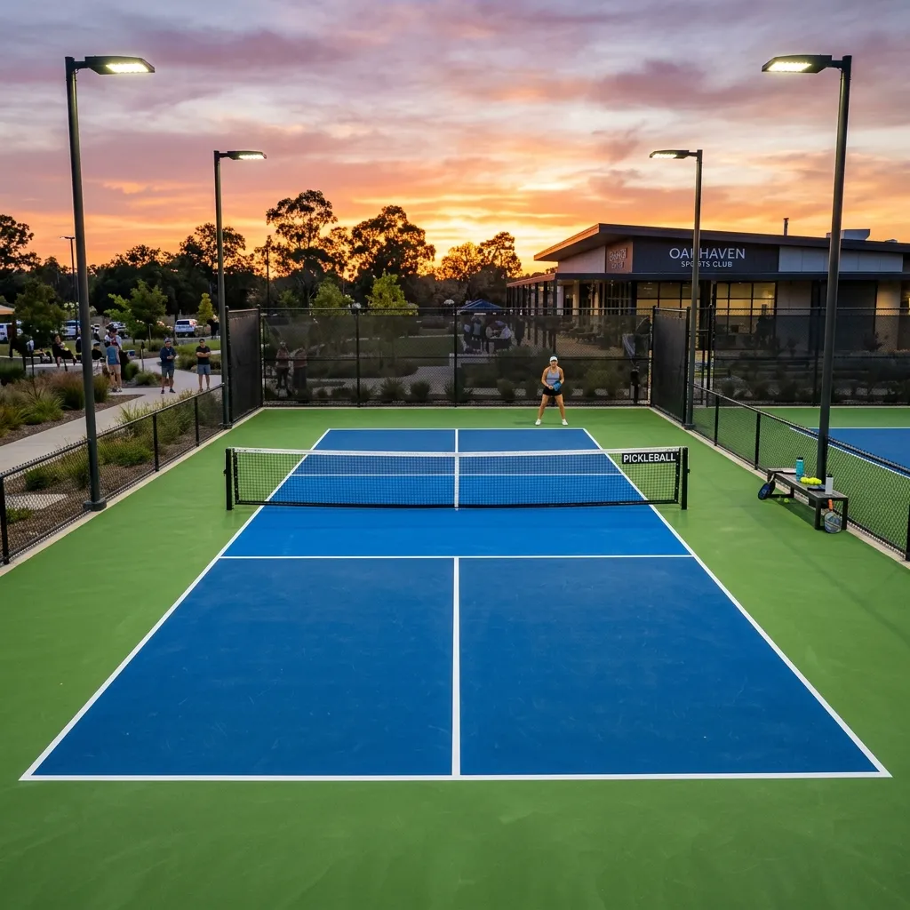 Pickleball court