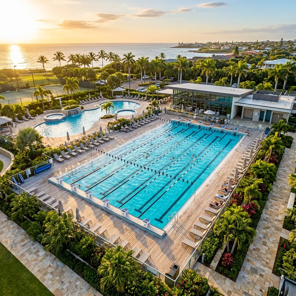 Swimming court